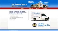 Desktop Screenshot of airmechanicalservices.com
